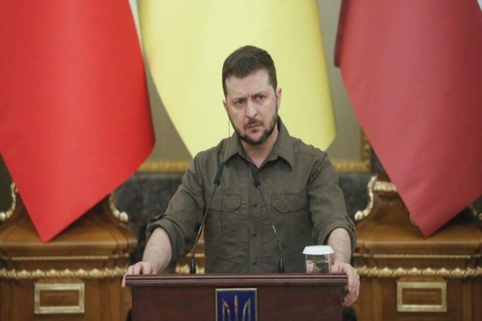 Ukrayna Devlet Başkanı Vladimir Zelenskiy, Uluslararası Para Fonu (IMF) Başkanı