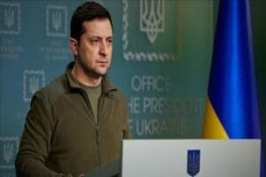 Zelenskiy, Rusya Federasyonu'nu Ukrayna'da sivillere y&ouml;nelik ter&ouml;r eylemleri d&uuml;zenlemekle su&ccedil;ladı.