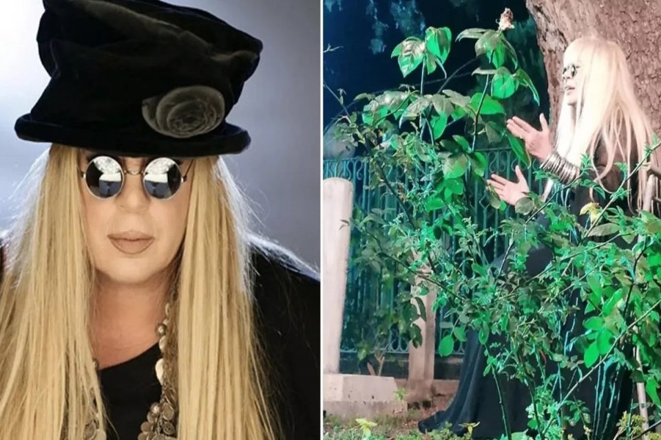 Zerrin &Ouml;zer, sosyal medya hesabından mezarlıkta şarkı s&ouml;ylediği anları paylaşınca