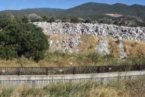 İzmir'in Bornova ilçesine bağlı Kemalpaşa Mahallesi'nde, zeytin ağaçlarının bulunduğu alana