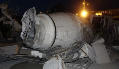 Metro inşaatına ölümcül düşüş: İzmir’deki beton mikseri kazası