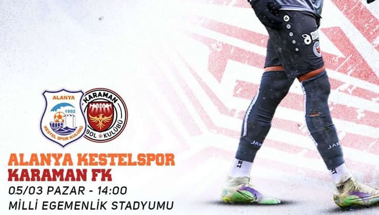 Bu akşam Ankara’da, TFF 3. Lig Play-Off Finali’nde Alanya Kestelspor