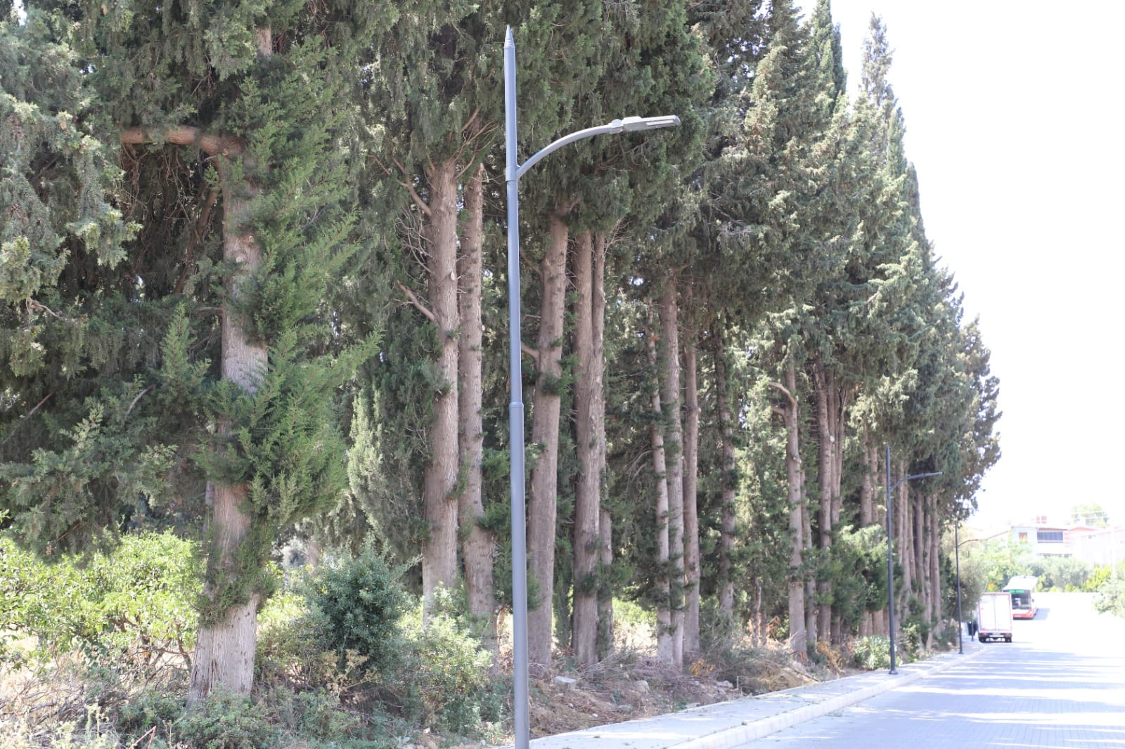 İzmir Büyükşehir Belediyesi’nin desteğiyle gerçekleştirilen çalışmada toplam 27 adet aydınlatma
