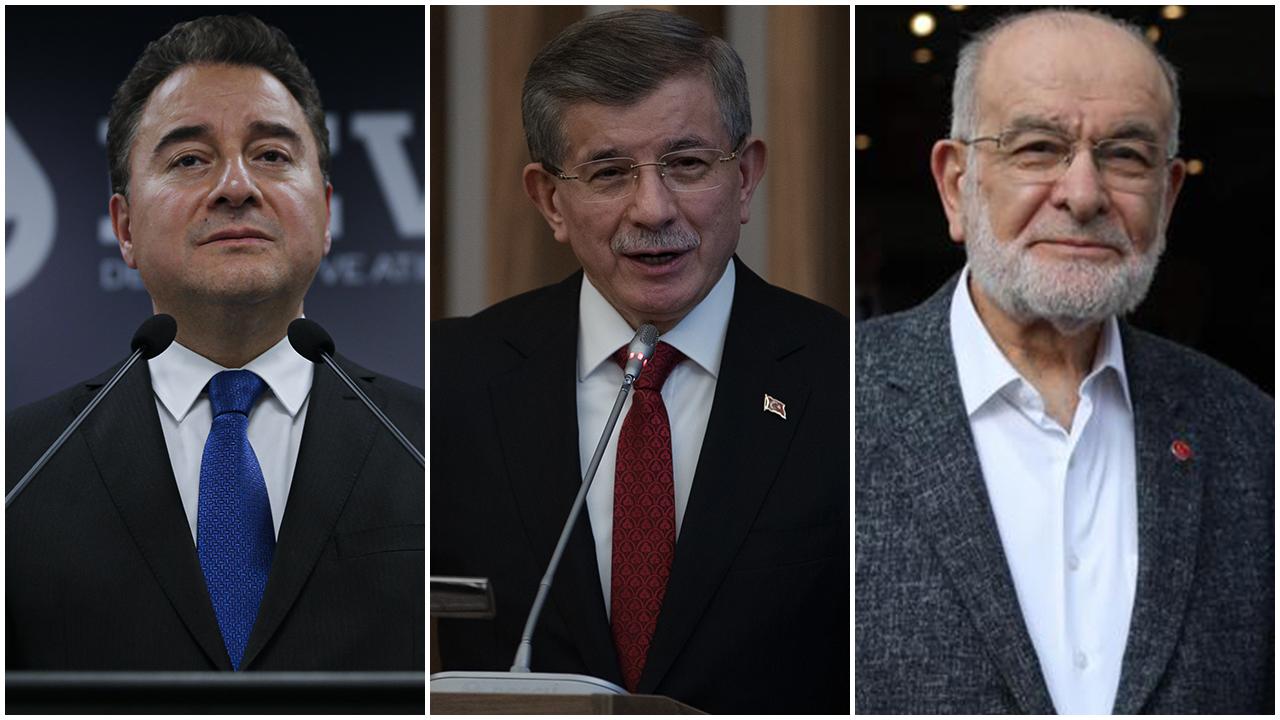 DEVA Partisi’nin, Mustafa Yeneroğlu’nu; Gelecek Partisi ile Saadet Partisi’nin ise