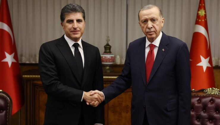 Barzani, Cumhurbaşkanı Erdoğan ile görüşmek için Ankara’da