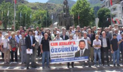 Can Atalay için memleketi Amasya’da protesto… Basın Konseyi Başkanından çağrı