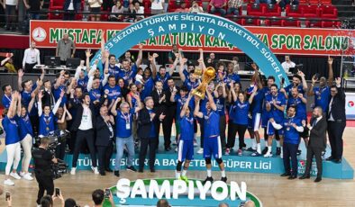 Basketbol Süper Ligi’nde şampiyon Anadolu Efes