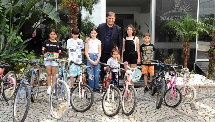 Karşıyaka’da eski bisikletler iyiliğe dönüşüyor 