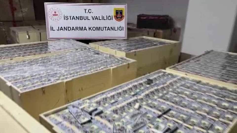 İstanbul’da gerçekleştirilen bir operasyon sonucunda, Afrika ülkelerine gönderilmek üzere sahte
