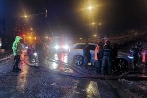 Meteoroloji Genel Müdürlüğü’nün dün yaptığı sağanak yağış uyarısı akşam saatlerinde