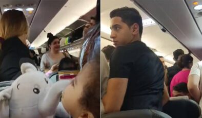 Havalimanı’nda kadın yolcu rötarı! Görevlileri atlatıp uçağın içine daldı
