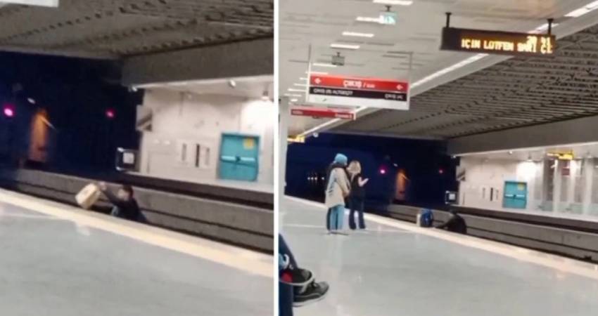 Ankara'da bir yolcu yanlış istikamette durduğunu fark edince diğer istikamete