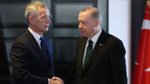 Cumhurbaşkanlığı’ndan yapılan açıklamada, Erdoğan ile Stoltenberg’in dünyadaki son gelişmeleri konuşmak