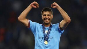 Bu sezon Rodri, Manchester City formasıyla UEFA Şampiyonlar Ligi, İngiltere