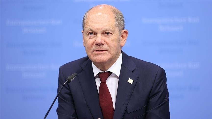 Almanya Başbakanı Olaf Scholz, Nürnberg’de düzenlenen bir etkinlikte göç ve