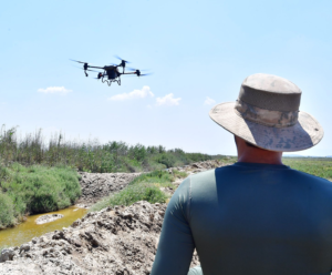 İzmir Büyükşehir Belediyesi birçok bölgede sivrisineklerle mücadele için dron ile