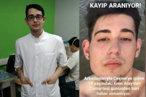 İzmir'in Çeşme ilçesine arkadaşlarıyla eğlenmek için Alaçatı’ya giden Veli Eren