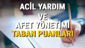 Acil Yardım ve Afet Yönetimi bölümü, tercih dönemlerinde yoğun ilgi