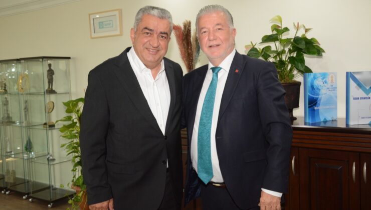 Serter, İzmir esnafının yeni başkanını tebrik etti