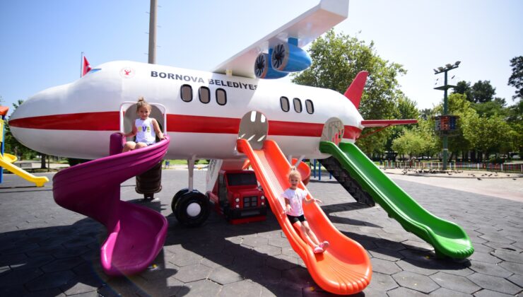 Bornova’da Sevimli Uçaklar çoğalıyor, çocukların yüzü gülüyor