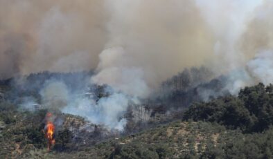 Hatay’da orman yangını: Alevlerin yaklaştığı evler tahliye edildi!