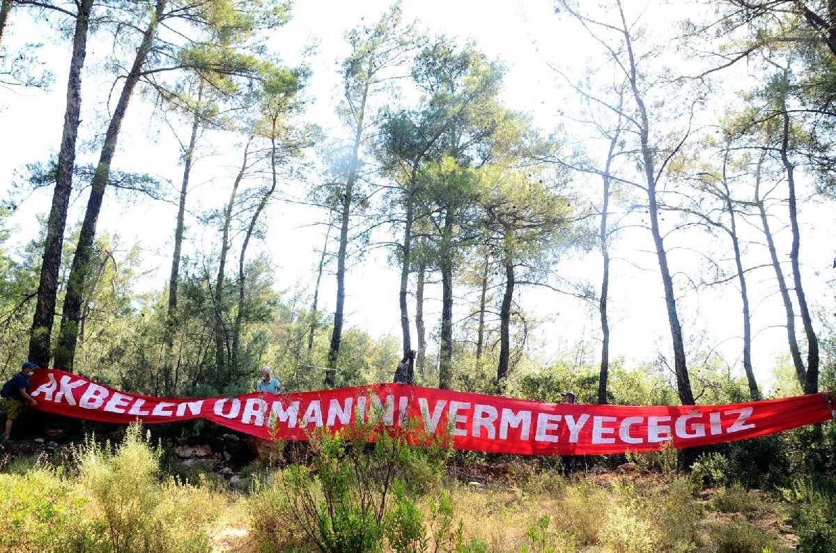 Muğla’nın Milas ilçesine bağlı Akbelen ormanında Yeniköy ve Kemerköy termik