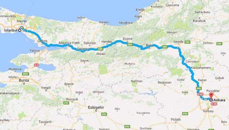 Ankara-İstanbul arasında yolculuk edecekler dikkat!