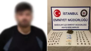 Edinilen bilgiye göre, İstanbul Emniyet Müdürlüğü ekipleri tarafından uyuşturucuyla mücadele çerçevesinde şüpheli