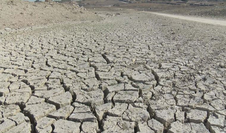 Büyükçekmece Gölü’nde su seviyesi hızla düşüyor. Önceden balık tutulan yerlerden
