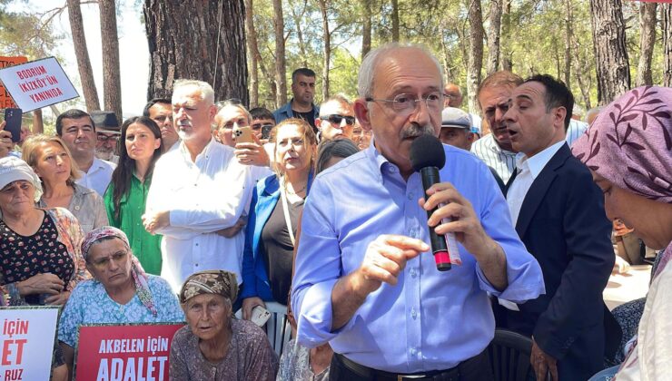 CHP lideri Kılıçdaroğlu Akbelen’de: “Sizin mücadeleniz sıradan bir mücadele değil”