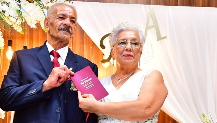 İzmirli çift huzur evinde evlendi: ‘Çok mutluyuz’