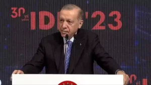 Cumhurbaşkanı Recep Tayyip Erdoğan, TÜYAP Fuar Merkezi’nde İDEF’23 16’ncı Uluslararası Savunma Sanayii