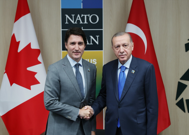 Cumhurbaşkanı Recep Tayyip Erdoğan, Litvanya’da düzenlenen NATO Zirvesi kapsamında Kanada