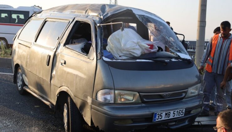 Manisa’da minibüs devrildi: 7 Kişi yaralandı!