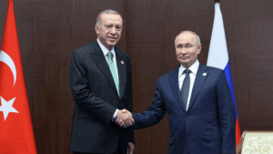 Cumhurbaşkanı Erdoğan, Rusya Devlet Başkanı Vladimir Putin ile gerçekleştireceği yüz yüze görüşmeye ilişkin