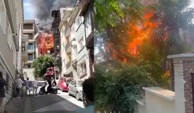 İstanbul Sarıyer’de yangın çıktı!