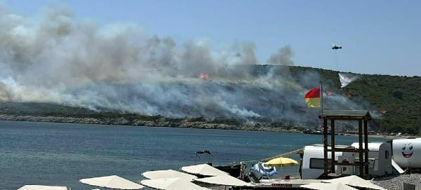 Son dakika! İzmir’de makilik bölgede yangın!
