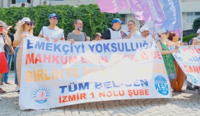 KESK eylemde! KESK İzmir’den iş bırakma eylemi