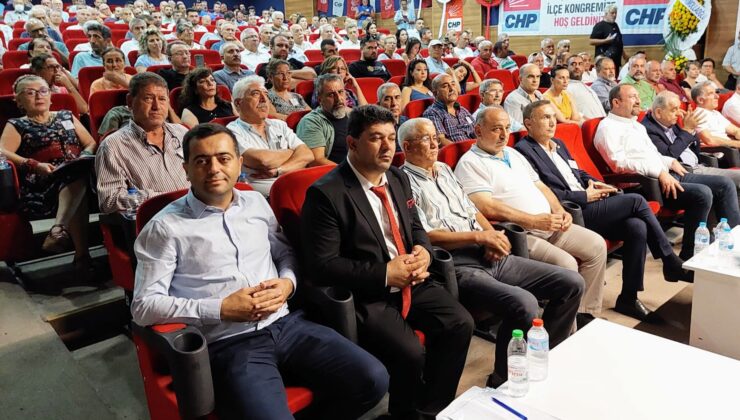 CHP Aliağa’da kongrede Ali Serçe dönemi başladı