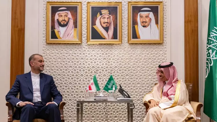 İran Dışişleri Bakanı Abdullahiyan, Cidde'de Suudi Arabistan Veliaht Prensi Bin