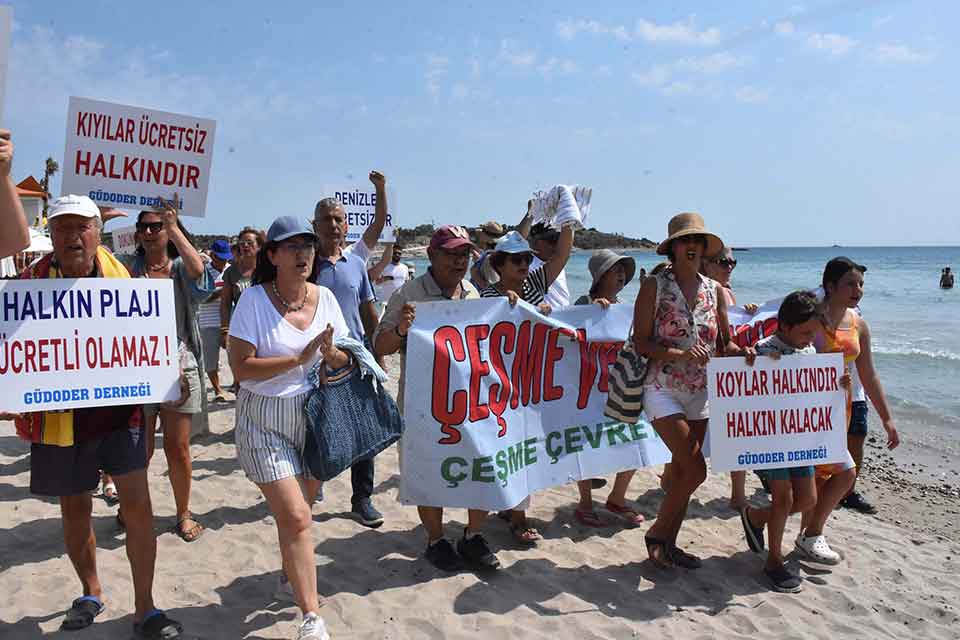 İzmir'in Çeşme ilçesinde bir araya gelen çevre ve yaşam alanları