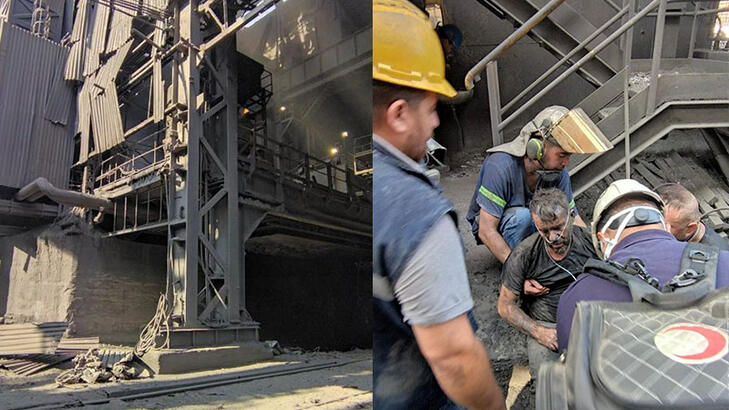 Samsun’da demir çelik fabrikasında patlama: 1 yaralı