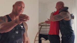 Hollywood’un ünlü ismi Dwayne Johnson, bir UFC dövüşçüsüne sürpriz bir