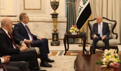 Dışişleri Bakanı Fidan, Irak Cumhurbaşkanı’yla görüştü