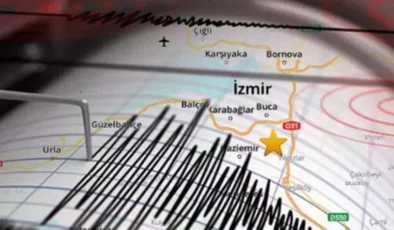 İzmir’de gece yarısı endişelendiren deprem!