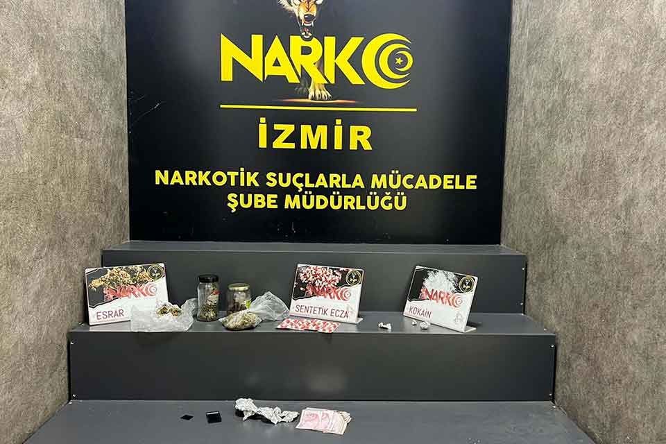 İzmir'de, son 1 haftada düzenlenen 50 uyuşturucu operasyonunda 25 şüpheli