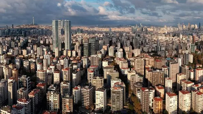 TÜK'in açıkladığı konut satış verilerine göre Temmuzda bir önceki yıla