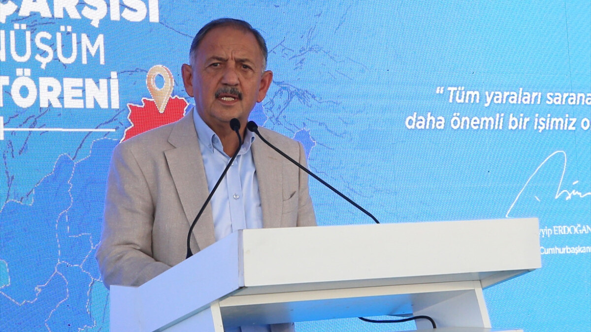 Çevre, Şehircilik ve İklim Değişikliği Bakanı Mehmet Özhaseki, Kahramanmaraş kentsel