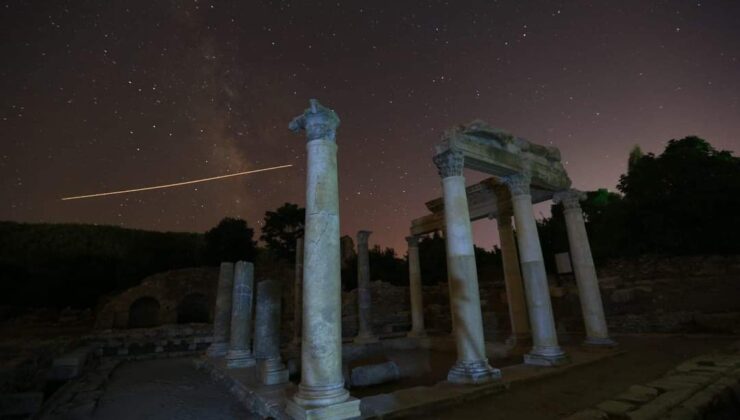 Antik kentte görkemli meteor yağmuru… Yüzlerce insan gözlemledi