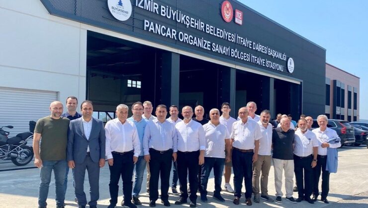 İzmir Büyükşehir Belediyesi, Pancarlı’da itfaiye istasyonunu hizmete açtı